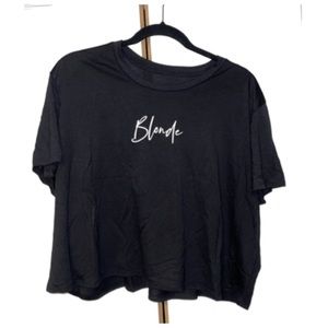 Uncommon James Blonde Crop Top